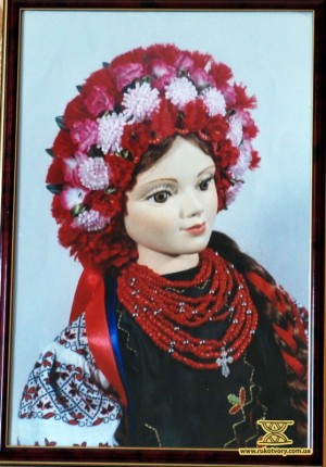 Портрет Катерини (вишивальниці). Середня Наддніпрянщина (Центральна Київщина)